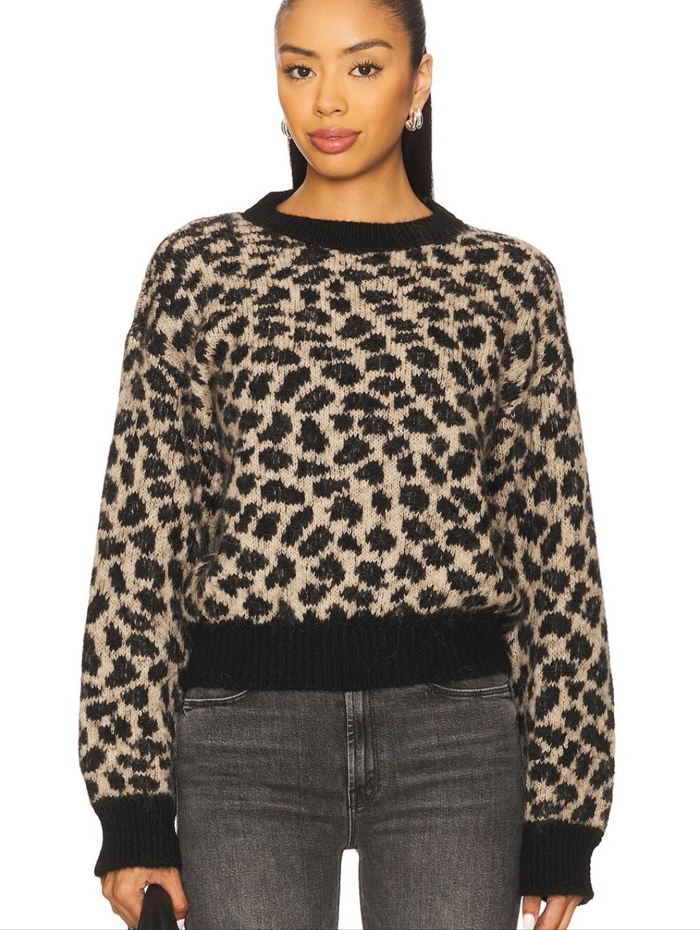 MOTHER THE ITSY CROP JUMPER